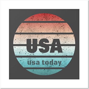 usa today Posters and Art